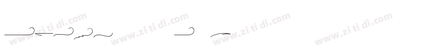 Aldery swash字体转换